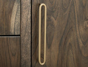 Balam Black Buffet wood grain detail