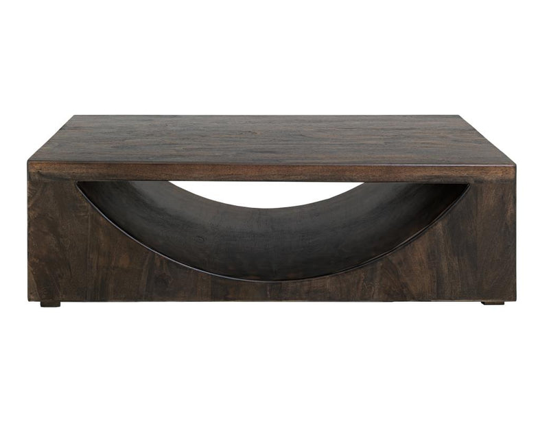 Dark Mezquite Cocktail Table
