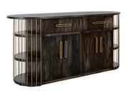 Balam Black kitchen island