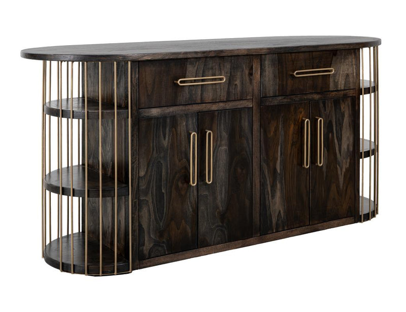 Balam Black kitchen island