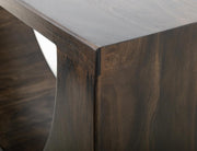 Dark Mezquite Sofa Table detail