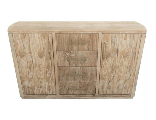 Balam White Buffet, four-drawer two-door, solid mango