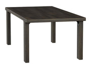 Dark Mezquite Dining Table detail