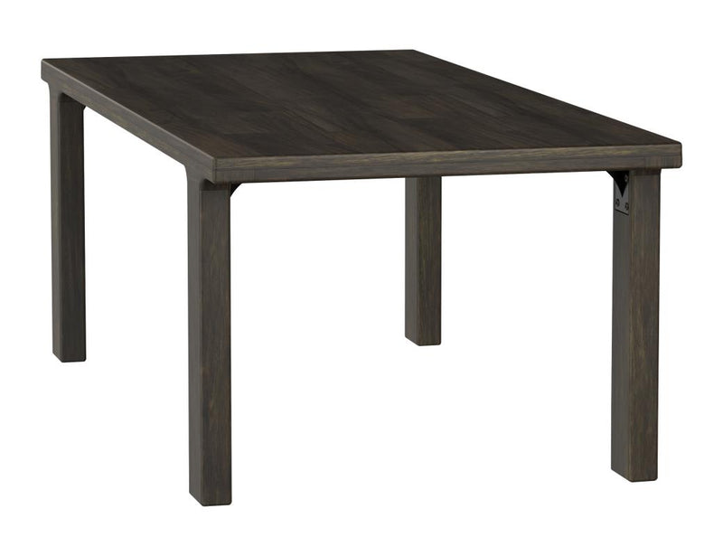Dark Mezquite Dining Table detail