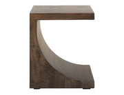 Dark Mezquite Chairside Table