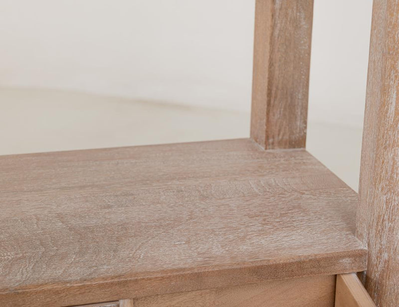 Shelf corner detail