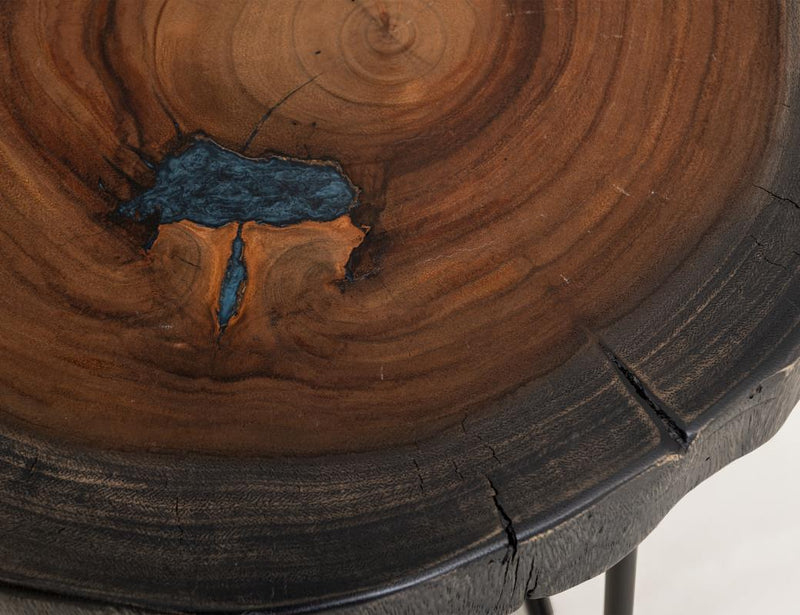Epoxy inlay detail