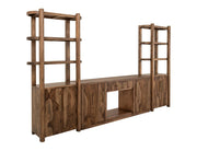 Balam Brown wall unit with piers