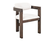 Raramuri Dining Arm Chair, ivory