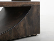 Dark Mezquite Cocktail Table detail