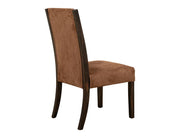 Raramuri Upholstered Dining Chair, brown detail