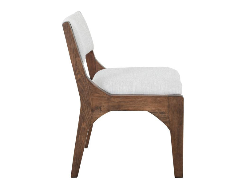 Zaphiro Ivory Upholstered Chair - Barewood