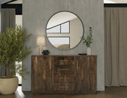 Balam Black Buffet drawer detail