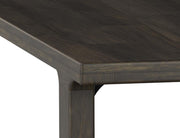 Dark Mezquite Dining Table dimension diagram