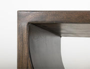 Dark Mezquite Chairside Table detail