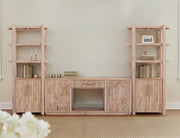 Balam White wall unit room scene