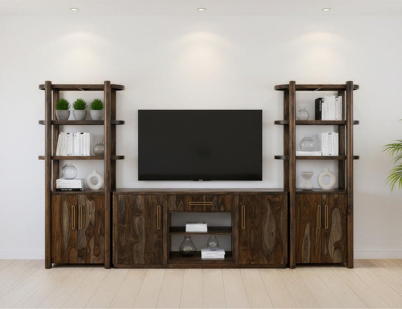 Balam Black wall unit room scene