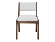 Zaphiro Ivory Upholstered Chair - Barewood