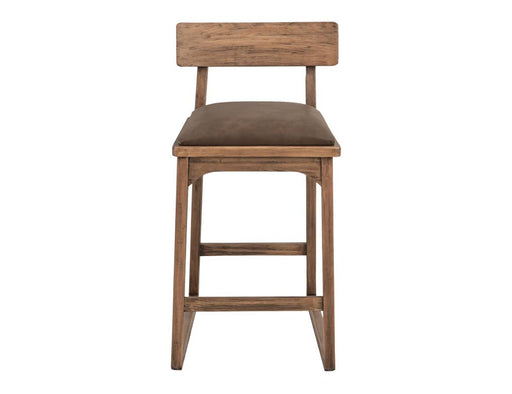 Balam Brown Bar Stool, brown seat