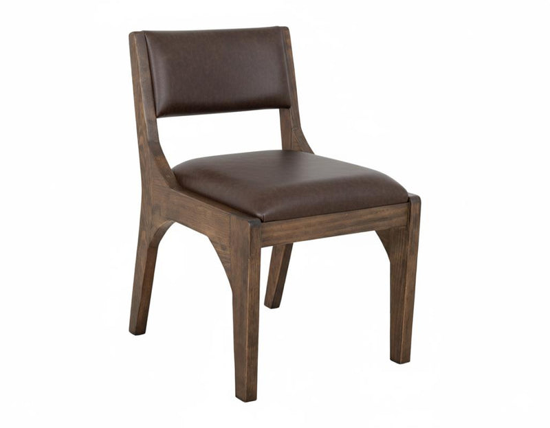 Zaphiro Brown Upholstered Chair - Barewood