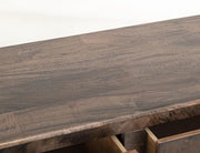 Dark Mezquite 6 Drawer Dresser detail