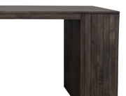 Dark Mezquite Kitchen Island detail