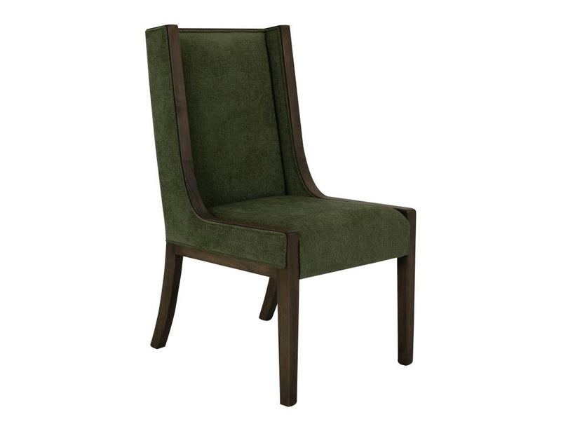 Dark Mezquite Green Tall Back Dining Chair