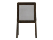 Dark Mezquite Upholstered Dining Chair detail