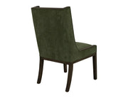 Dark Mezquite Green Tall Back Dining Chair side