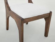 Zaphiro Ivory Upholstered Chair - Barewood
