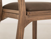Balam Brown Bar Stool, brown seat