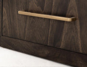 Dark Mezquite 2 Drawer Nightstand dimension diagram