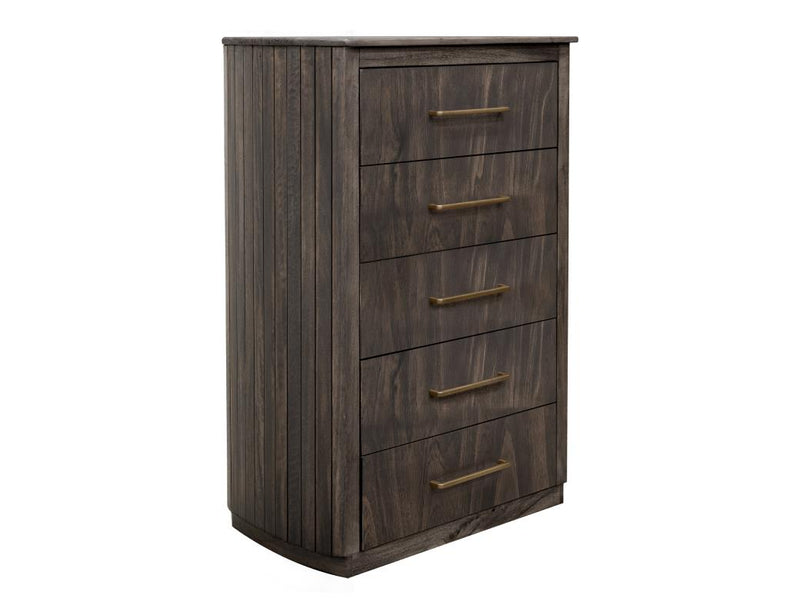 Dark Mezquite 5 Drawer Chest