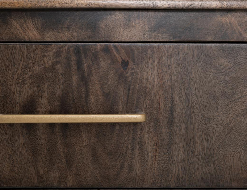 Dark Mezquite 6 Drawer Dresser dimension diagram