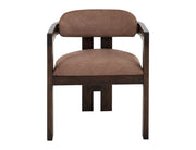 Raramuri Dining Arm Chair, brown angle