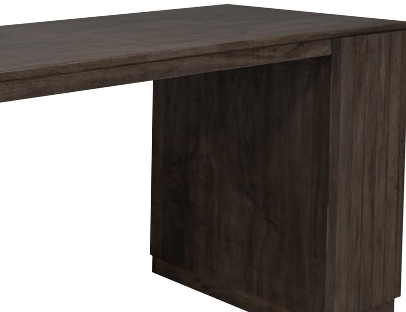 Dark Mezquite Kitchen Island detail