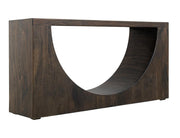 Dark Mezquite Sofa Table angle