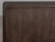 Dark Mezquite Fireplace Console detail