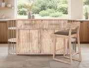 Balam White kitchen island room scene