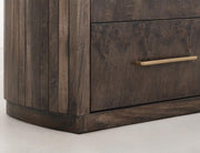 Dark Mezquite 5 Drawer Chest dimension diagram