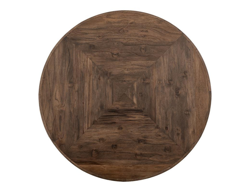 Balam Black Round Dining Table detail
