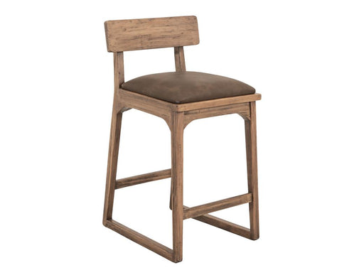 Balam Brown Bar Stool, brown seat