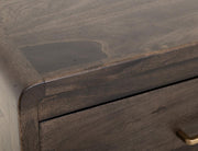 Dark Mezquite 5 Drawer Panel Chest styled