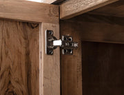 Balam Brown Gentleman's Chest styled in a bedroom