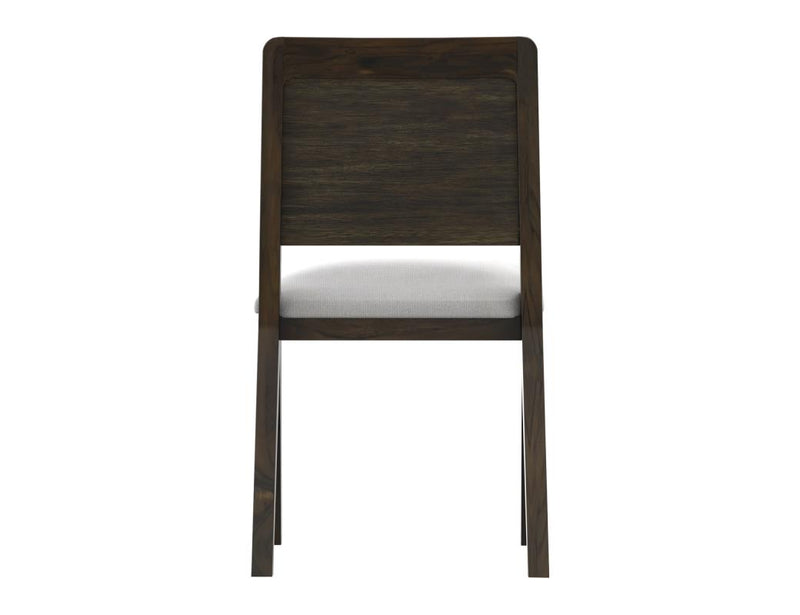 Dark Mezquite Dining Chair side