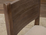 Dark Mezquite Dining Chair detail