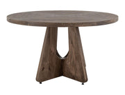 Balam Black Round Dining Table 47-inch