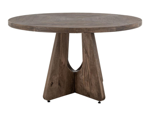 Balam Black Round Dining Table 47-inch