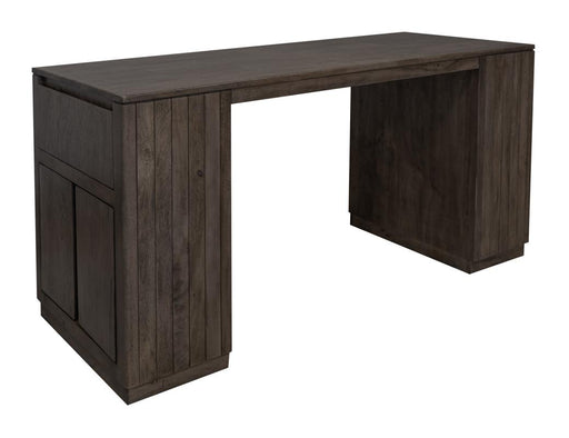 Dark Mezquite Kitchen Island angle