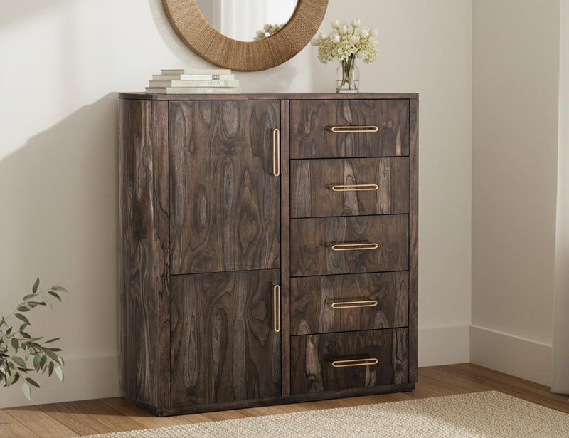 Balam Black Gentleman's Chest drawer detail